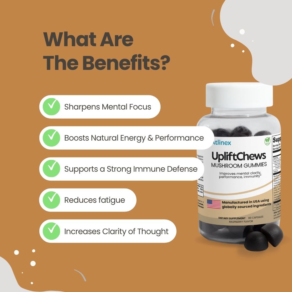 Uplift Chews Mushroom Gummies