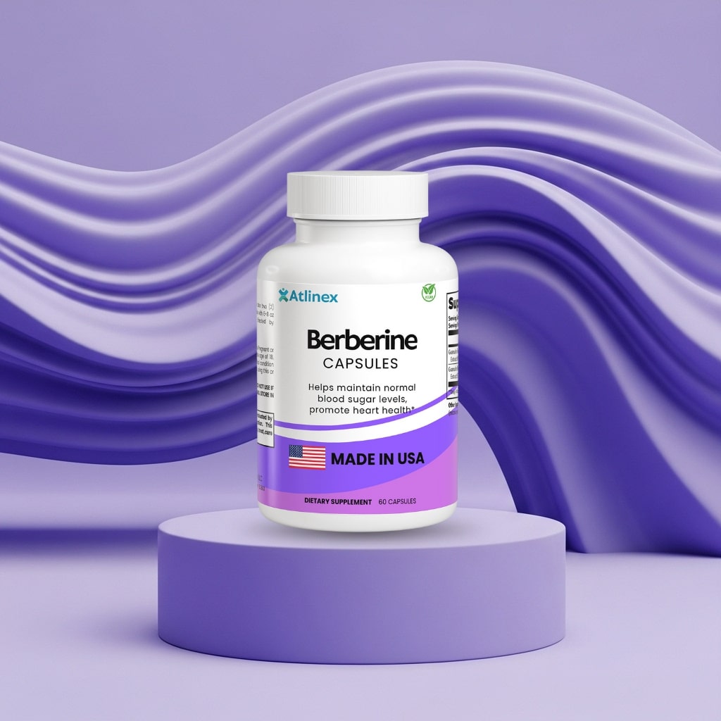 Berberine dietary supplement capsule ,60 capsules