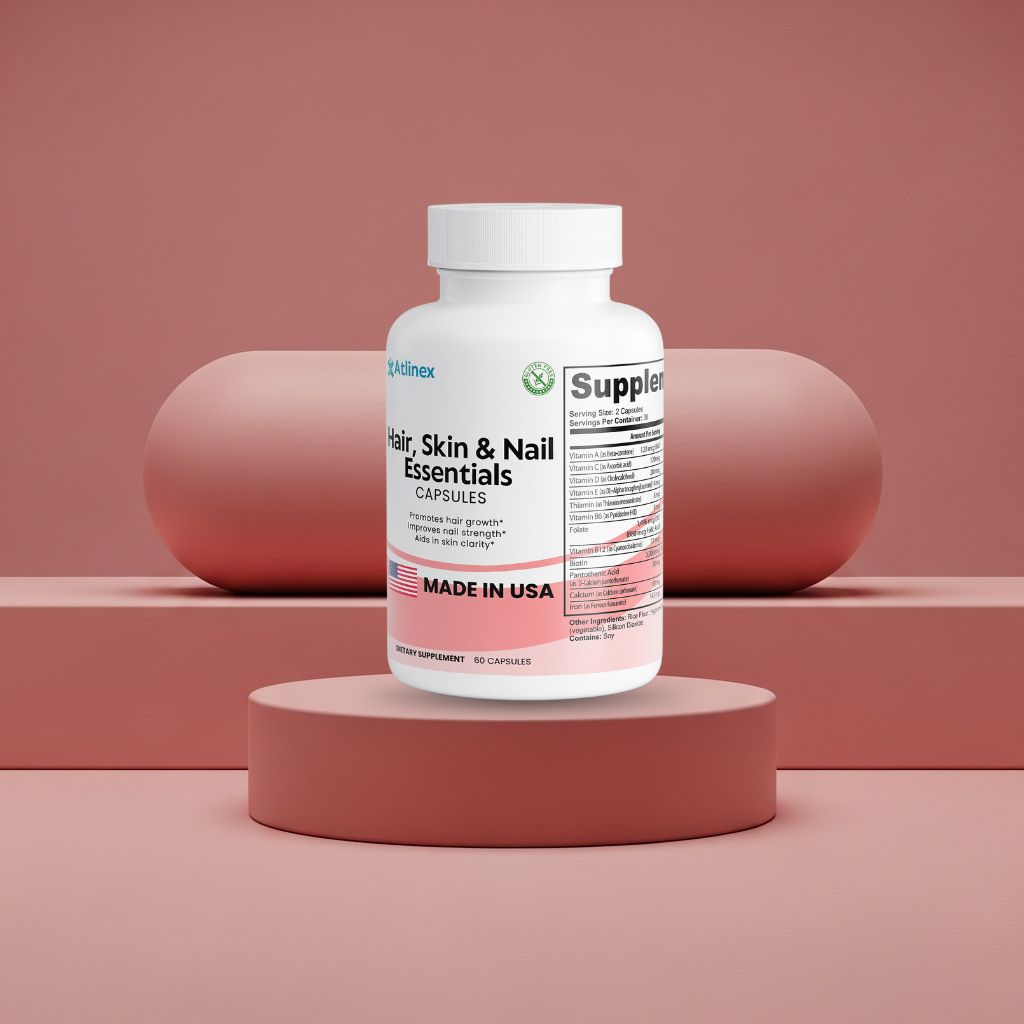 
Atlinex dietary supplement pink bottle 60 capsules
